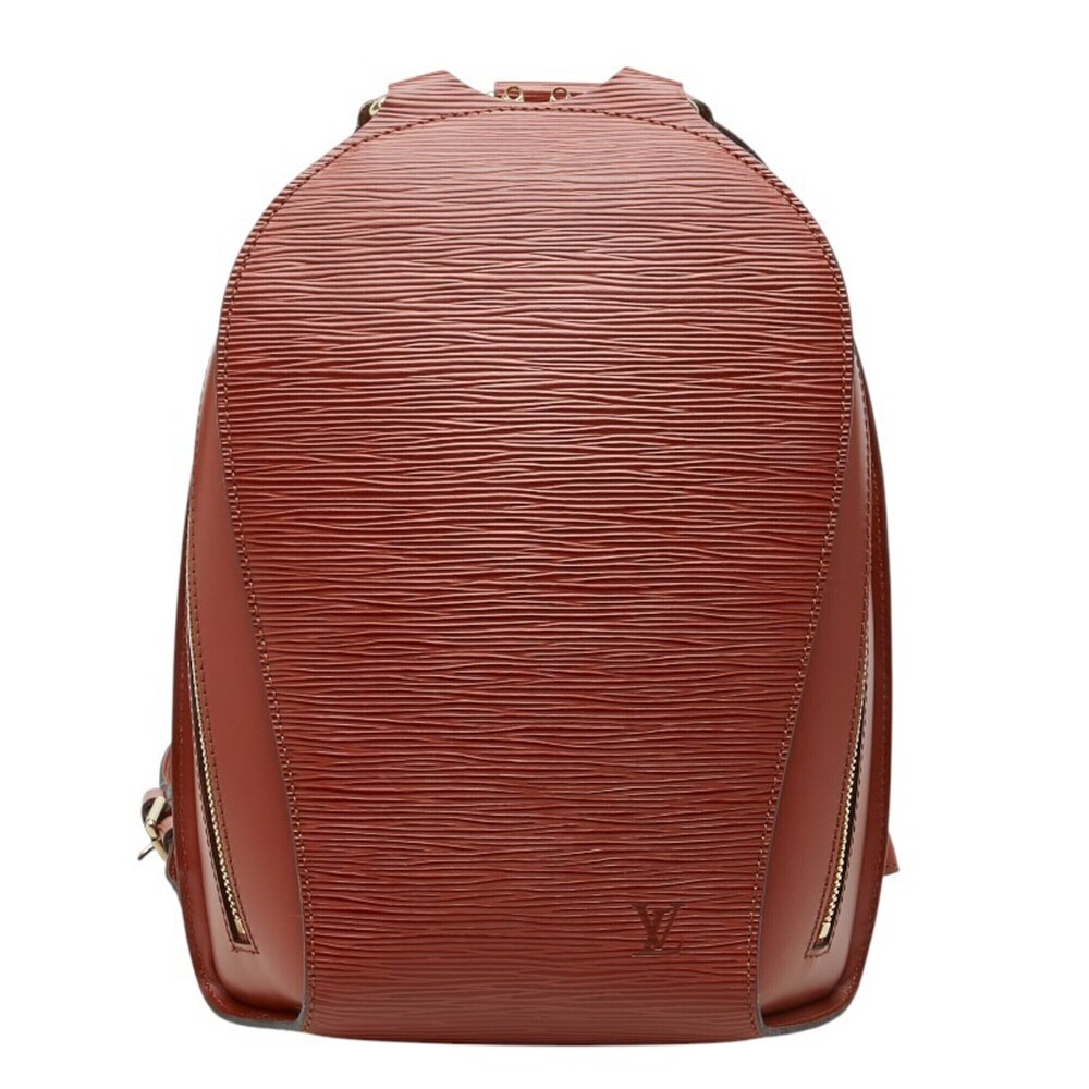 LOUIS VUITTON Brown Leather Backpack